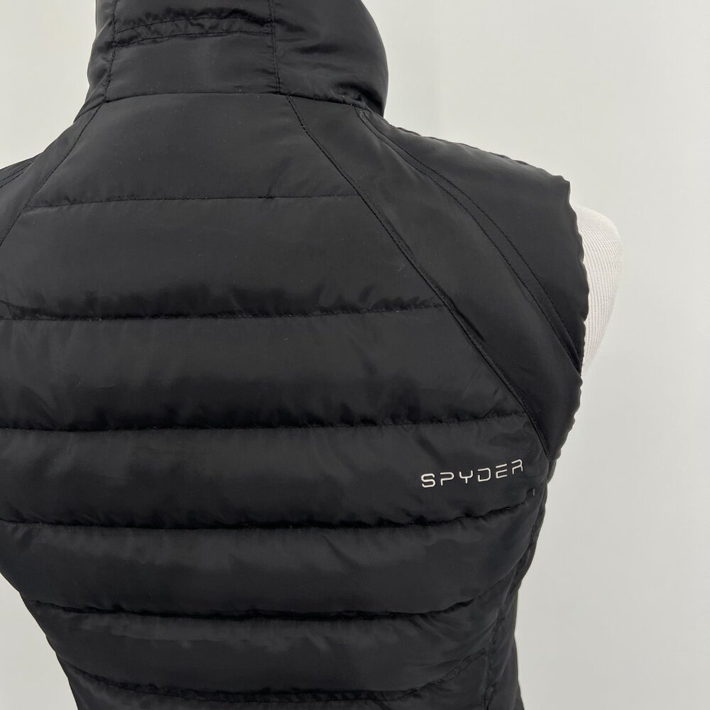 Spyder Women’s Puffer Vest Full Zip Down Insulated Active Sport M Medium - Picture 6 of 10